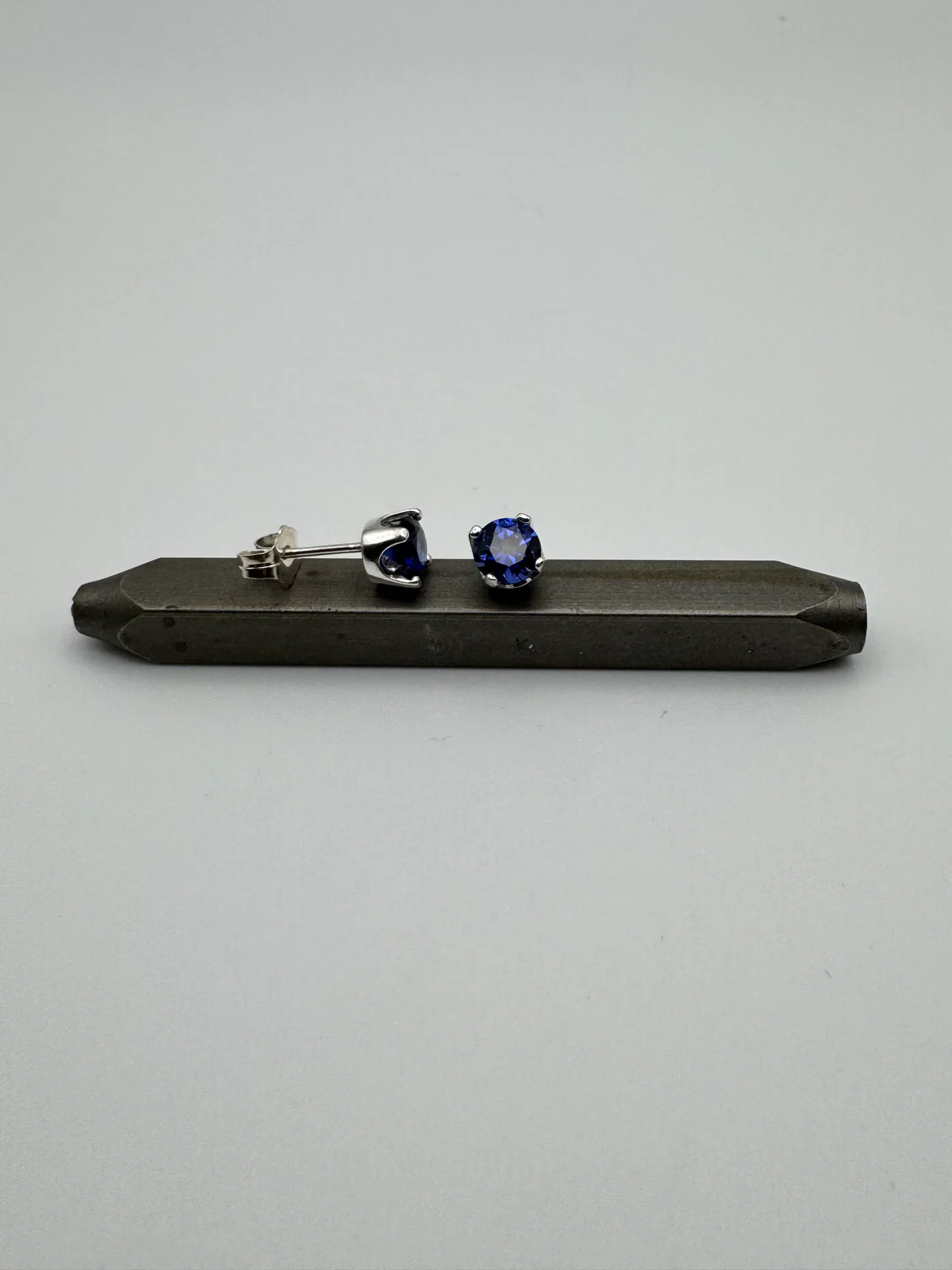 Blue Sapphire Studs