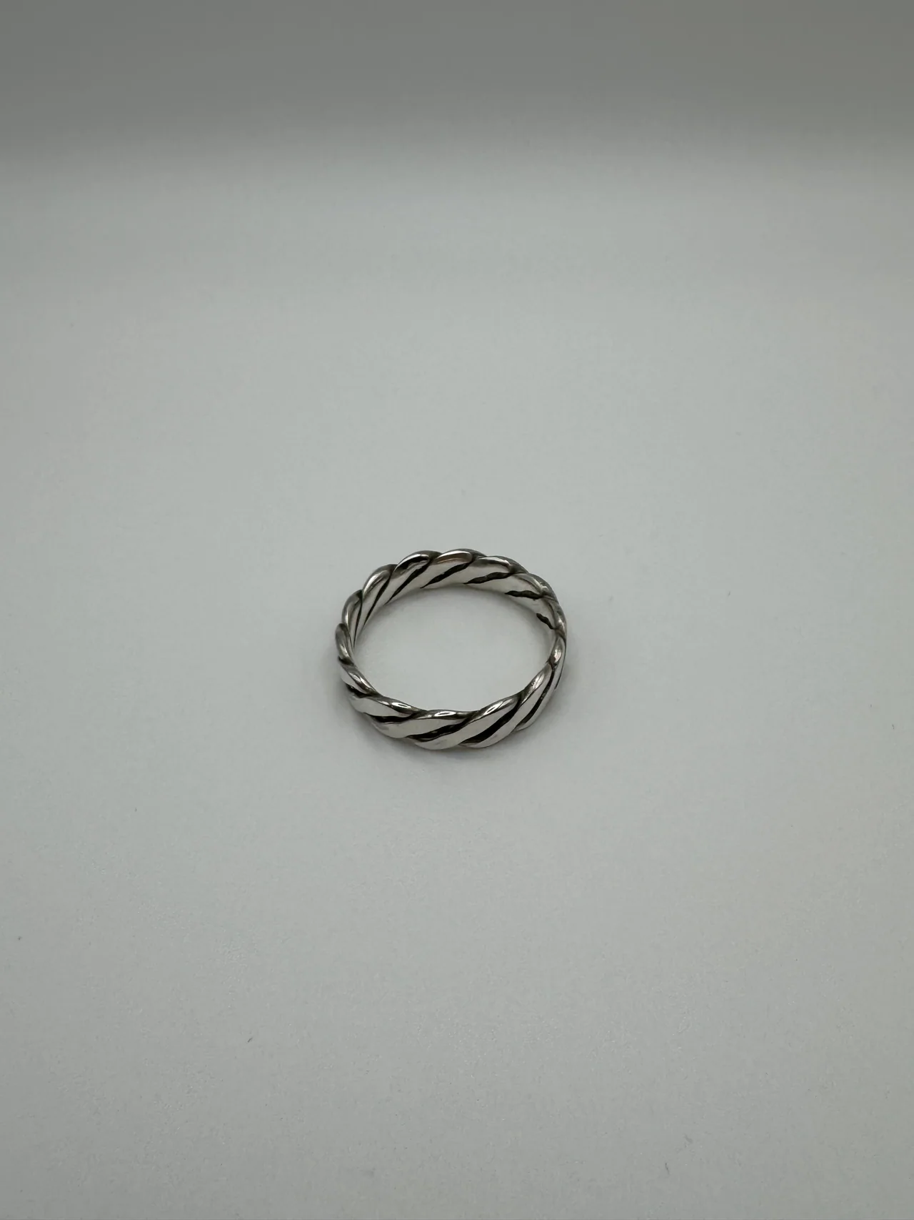 Sterling Silver Cable Band